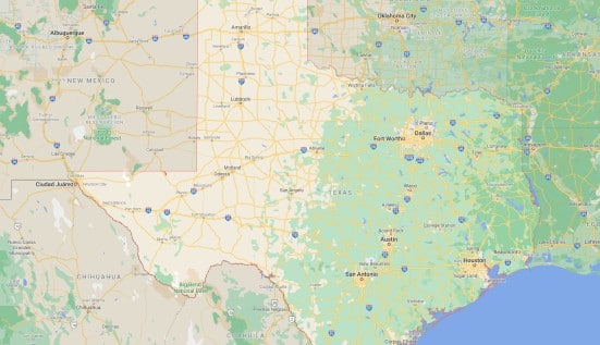 BeeHive Homes of Texas Map