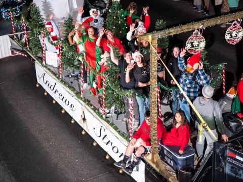 BeeHive Homes Christmas Parade Float