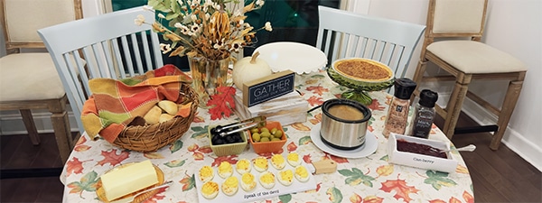 BeeHive Homes Thanksgiving Rolls and Deviled Eggs in Texas